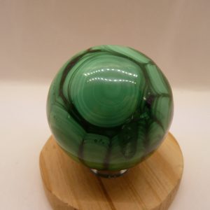 Sphère en malachite du Congo (RDC)
