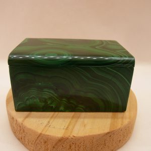 Boite en malachite du Congo (RDC)