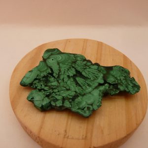 Plaque polie en malachite du Congo (RDC)