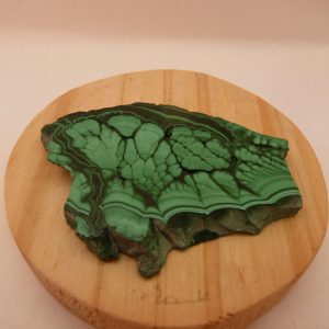 Plaque polie en malachite du Congo (RDC)